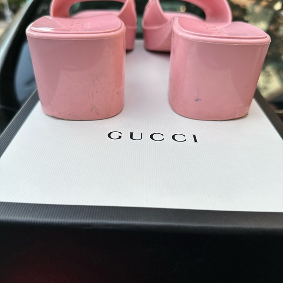 Gucci Rubber Slide PINK Size: IT 39 ( US size 9) WOMEN - Picture 6 of 8
